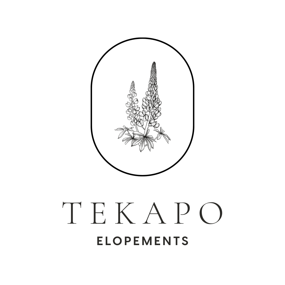 Tekapo Elopements Logo - New Zealand Elopement Photographer